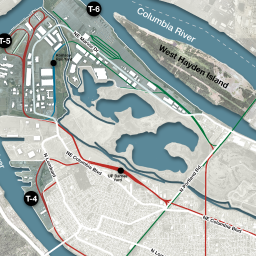 Port Of Portland Map Port of Portland   Marine Business