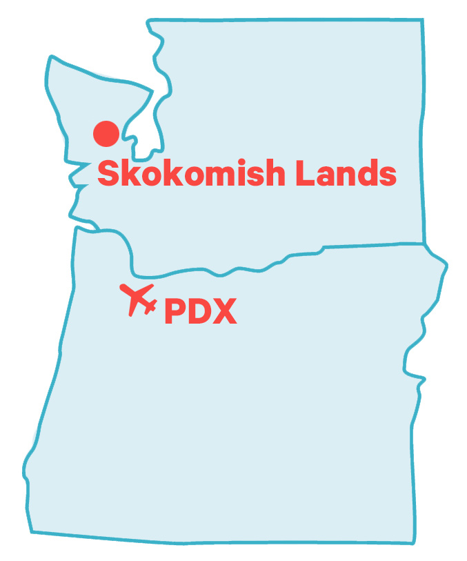 Skokomish Lands Map