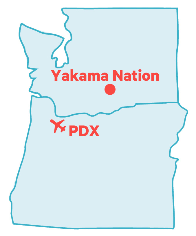 Yakama Nation Map