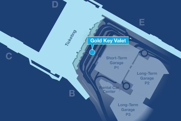 Valet parking map