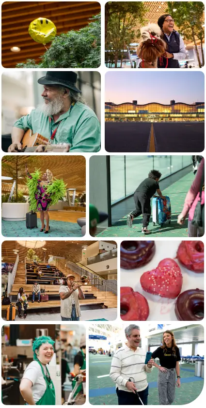 various joyful scenes from around PDX