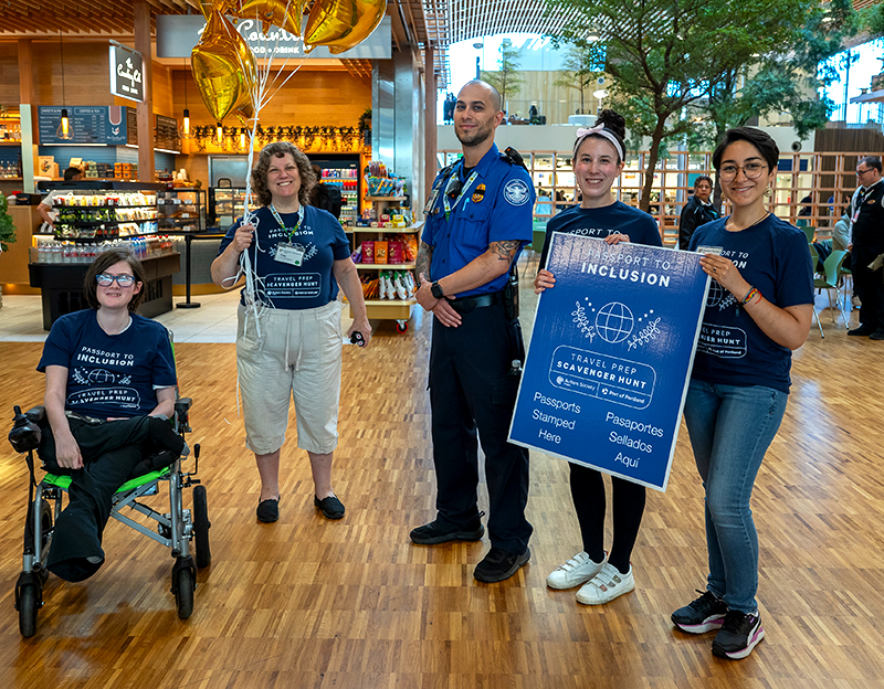 Members of the Accessibility committee at the Passport to Inclusion event