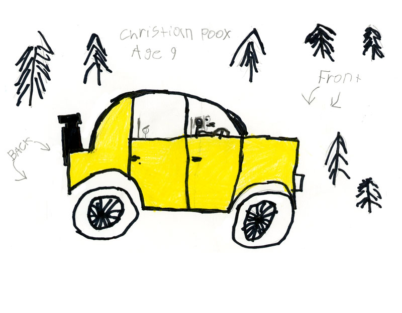 Christian Poox's Drawing of a car