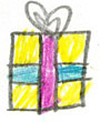 Drawing of gift