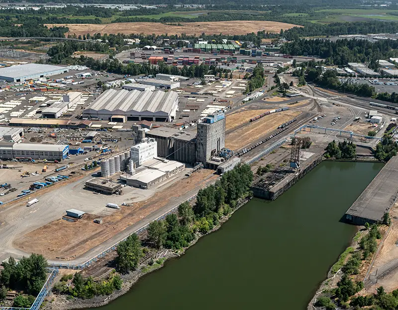 Aerial of Grain Craft facility