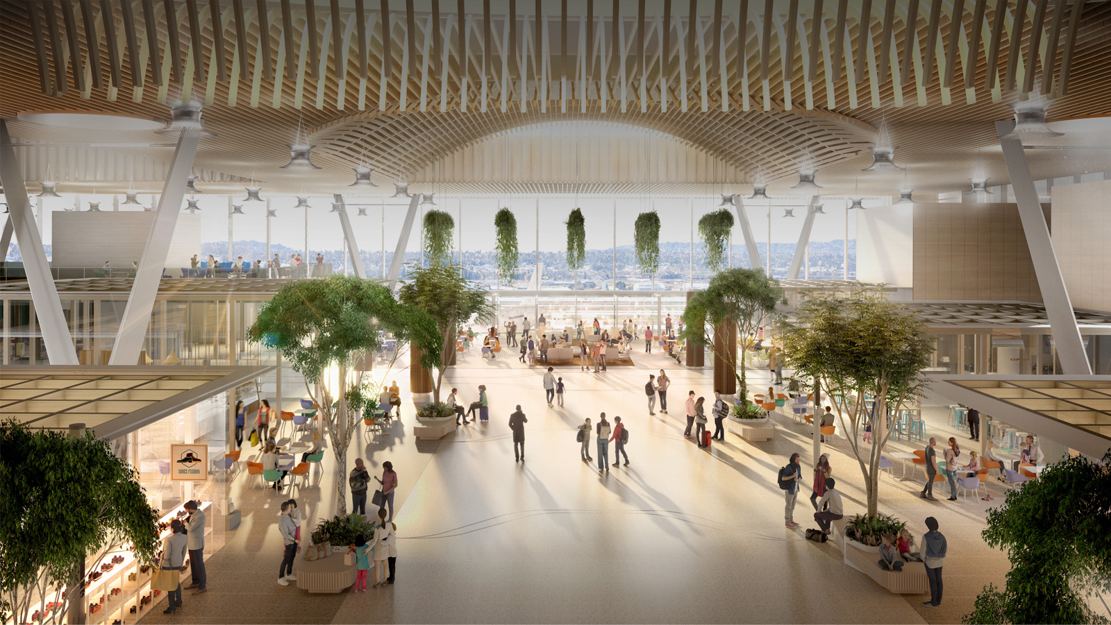 Concessions for the new terminal